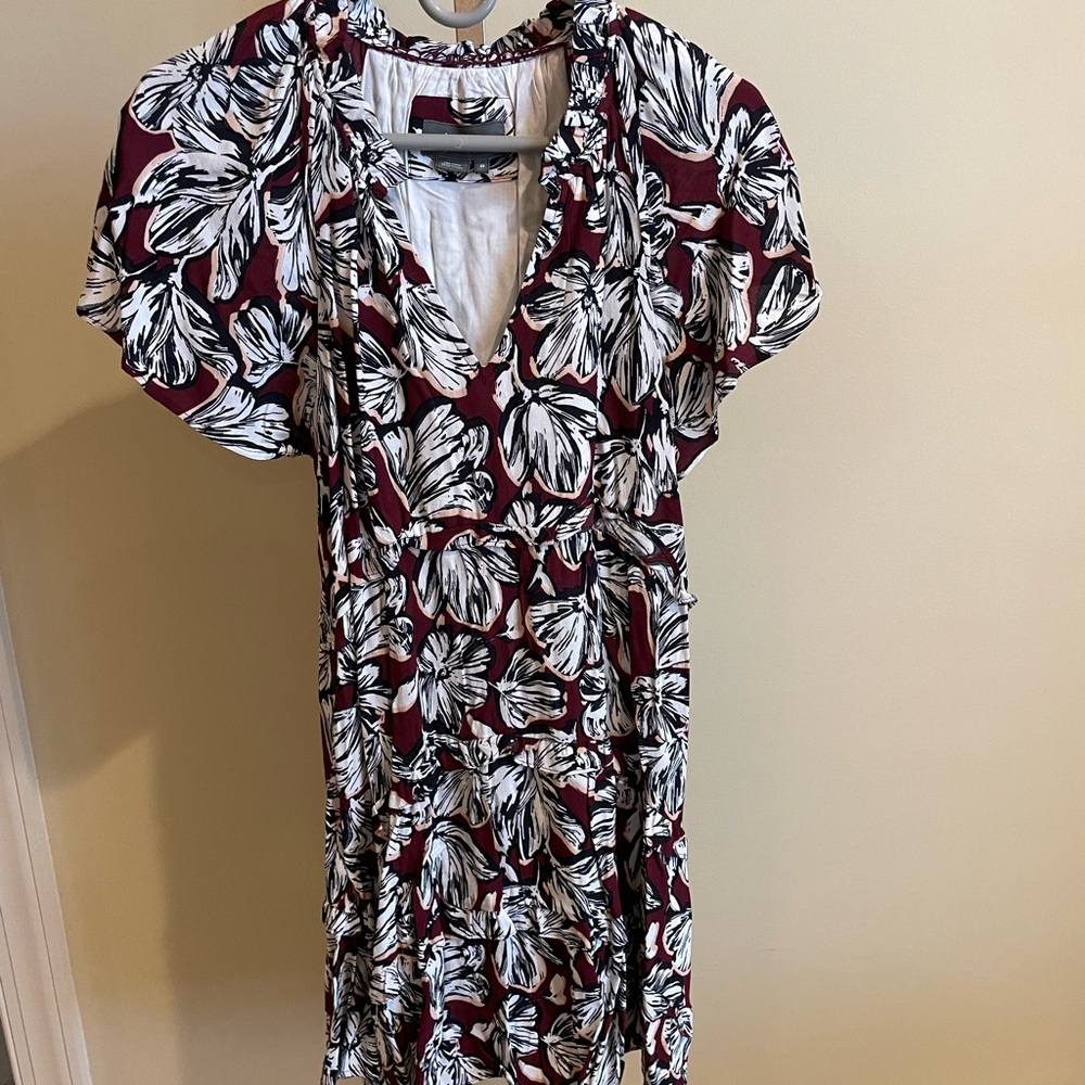 Floral V-Neck Dress